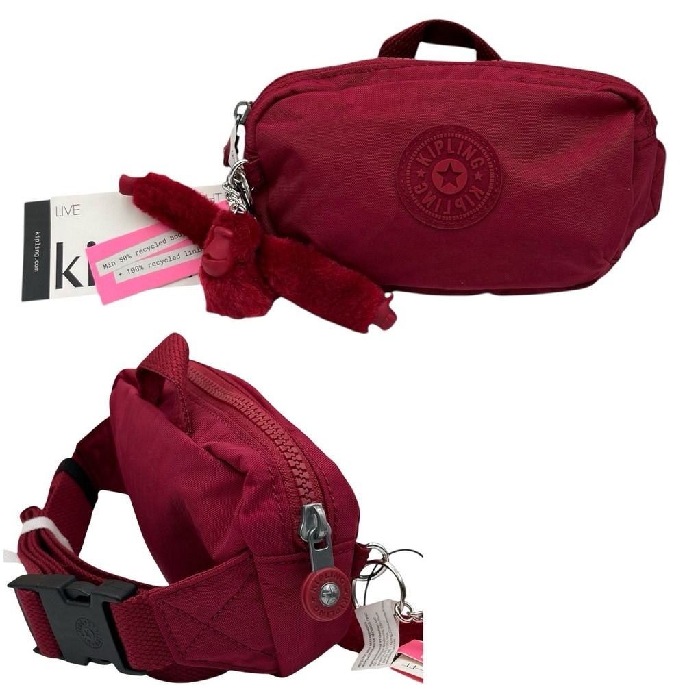 Kipling Womens Alys Waist Travel Pack Funky Red